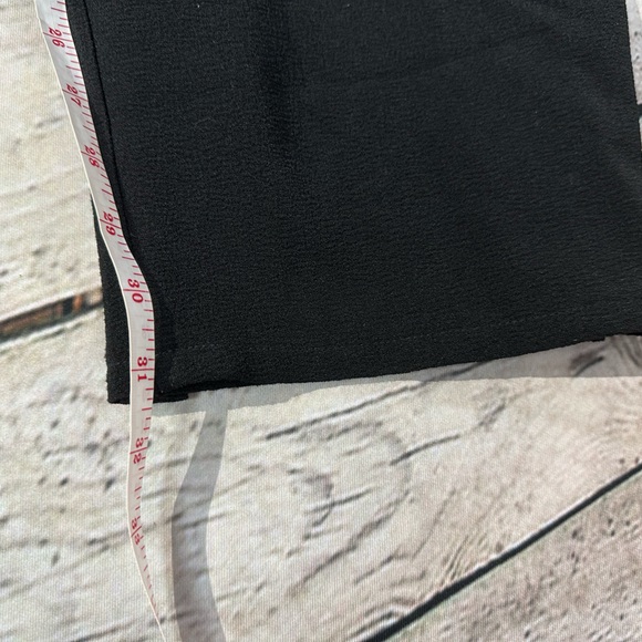 ASHLEY STEWART Lace-Up Drawstring V-Neck Sleeveless Black Jumpsuit Size 12 - Picture 7 of 9